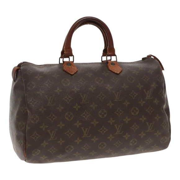 LOUIS VUITTON Monogram Speedy 35 Hand Bag Vintage M41524 LV Auth bs18285 - Picture 1 of 16